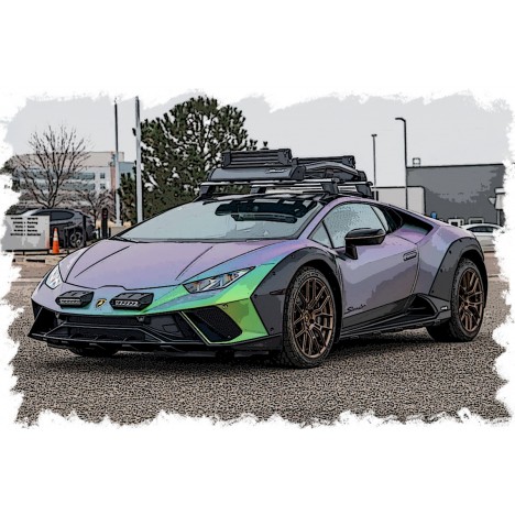 Lamborghini Huracan Sterrato 2024 (Verde Agave Matte) 1/43 Make Up Eidolon Make Up - 2