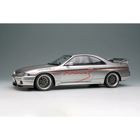 Mine's Skyline GT-R BCNR33 (Sonic Silver) 1/18 Make Up Eidolon Make Up - 1