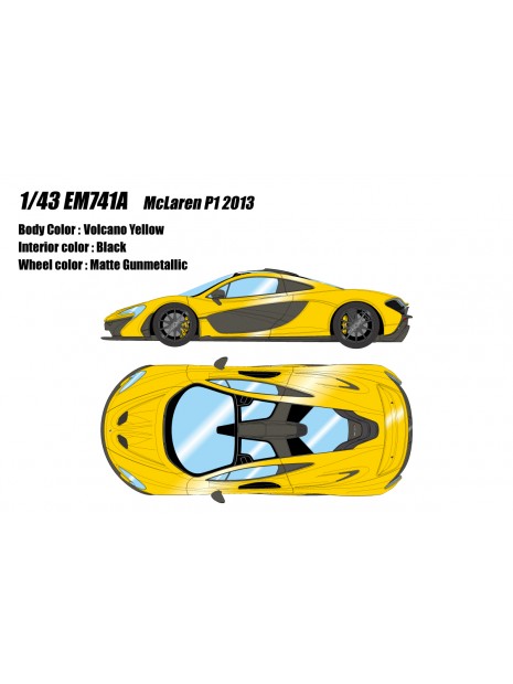 Mclaren P1 2013 (Volcano Yellow) 1/43 Make Up Eidolon Make Up - 9