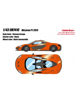 Mclaren P1 2013 (Volcano Orange) 1/43 Make Up Eidolon Make Up - 1