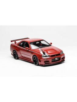 Nissan Skyline GT-R R34 (Active Red) 1/18 Motorhelix Motorhelix - 1