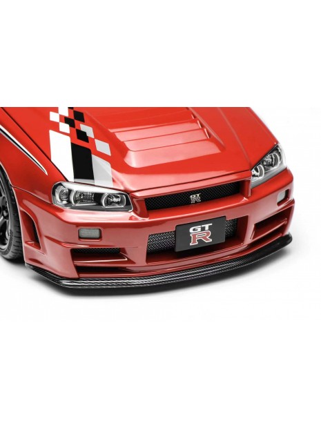 Nissan Skyline GT-R R34 (Active Red) 1/18 Motorhelix Motorhelix - 5