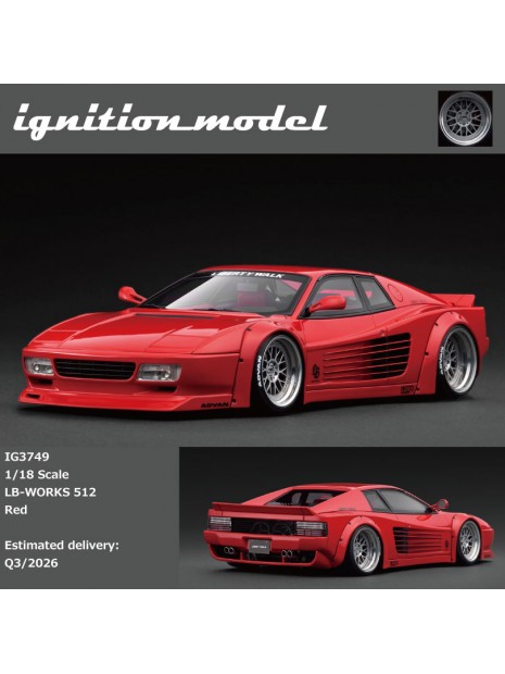 LB-WORKS 512 1/18 Ignition Model Ignition Model - 4