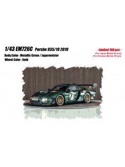 Porsche 935/19 2019 (Metallic Green / Jagermeister) 1/43 Make Up Eidolon Make Up - 1