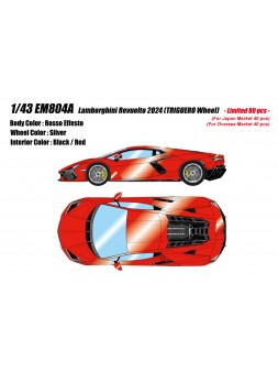Lamborghini Revuelto 2024 (Rosso Effesto) 1/43 Make Up Eidolon Make Up - 1
