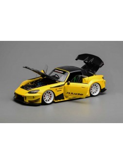 Honda S2000 J'S Racing (New Indy Yellow Pearl) 1/18 Motorhelix Motorhelix - 1