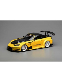 Honda S2000 J'S Racing (New Indy Yellow Pearl) 1/18 Motorhelix Motorhelix - 2