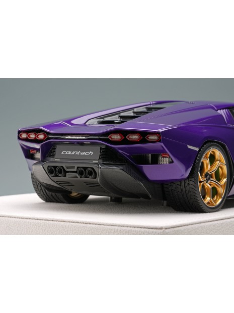 Lamborghini Countach LPI 800-4 2022 (Viola Pacifae) 1/18 Make Up Eidolon Make Up - 5