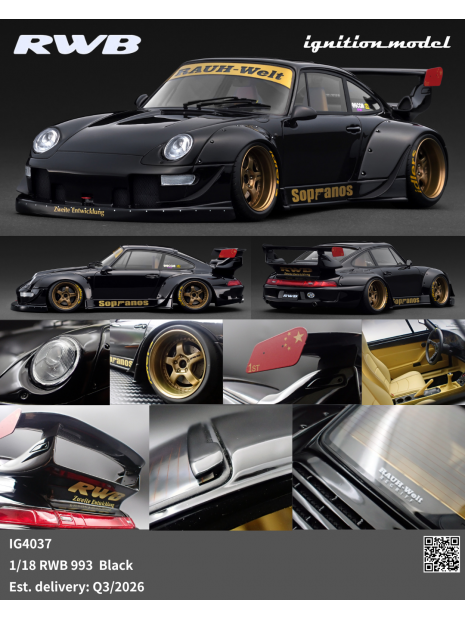 Porsche RWB 993 1/18 Ignition Model Ignition Model - 8