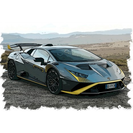 Lamborghini Huracan STO 2021 (Grigeo Titans) 1/43 Make Up Eidolon Make Up - 2