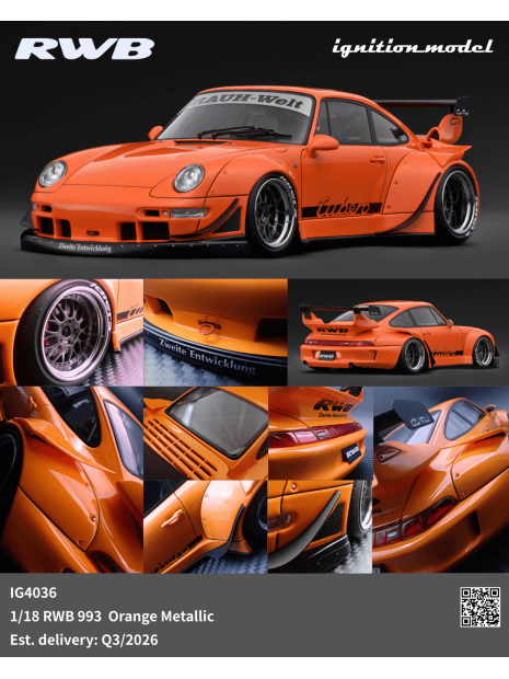 Porsche RWB 993 1/18 Ignition Model Ignition Model - 3