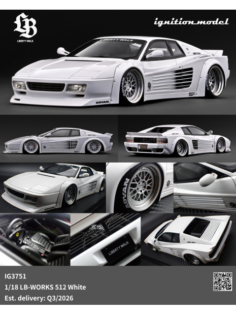 LB-WORKS 512 1/18 Ignition Model Ignition Model - 4