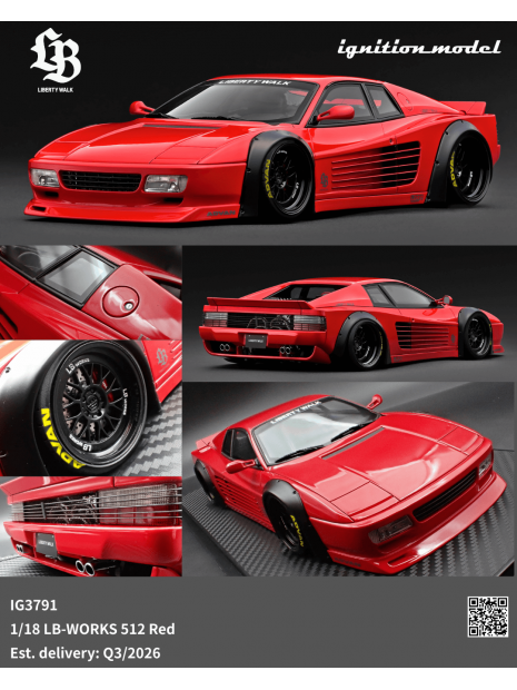 LB-WORKS 512 1/18 Ignition Model Ignition Model - 7