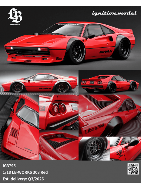 LB-WORKS 308 1/18 Ignition Model Ignition Model - 10