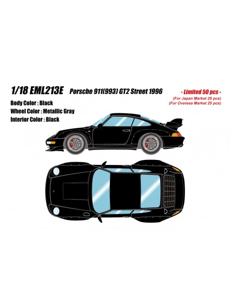 Porsche 911(993) GT2 Street 1996 1/18 Make Up Eidolon Make Up - 1