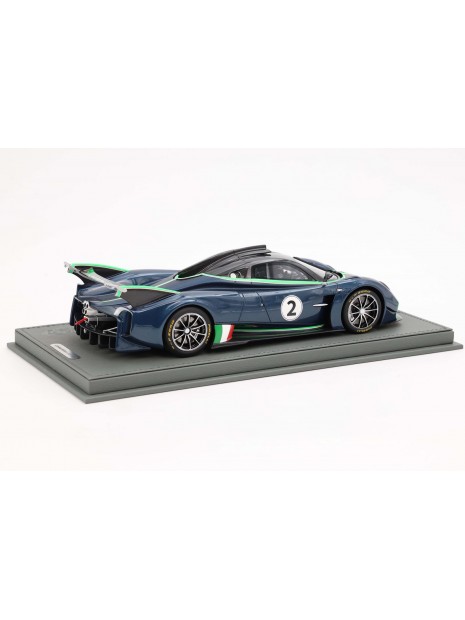 Pagani Huayra R (Blue Danubio carbon) 1/18 BBR BBR Models - 1