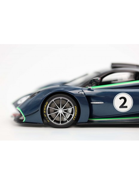 Pagani Huayra R (Blue Danubio carbon) 1/18 BBR BBR Models - 4
