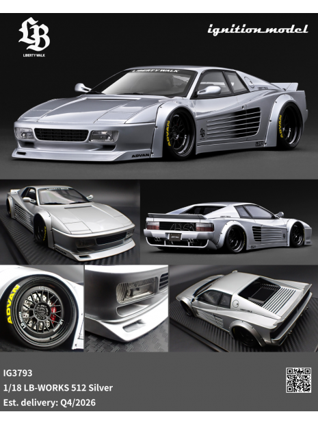 LB-WORKS 512 1/18 Ignition Model Ignition Model - 7