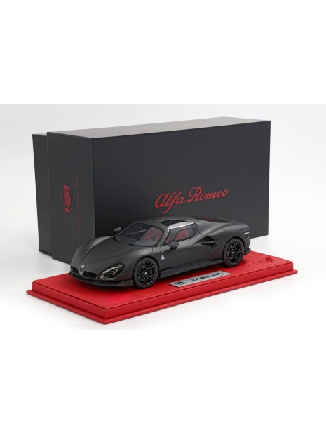 Alfa Romeo 33 Stradale (Matt carbon) 1/18 BBR BBR Models - 9