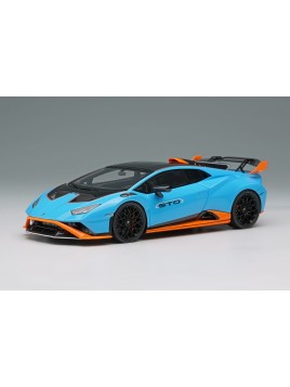 Lamborghini Huracan STO 2021 (Blu Laufey / Orange) 1/43 Make Up Eidolon Make Up - 1