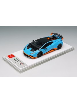 Lamborghini Huracan STO 2021 (Blu Laufey / Orange) 1/43 Make Up Eidolon Make Up - 2