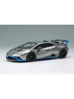 Lamborghini Huracan STO 2021 (Grigio Nimbus / Blue) 1/43 Make Up Eidolon Make Up - 1
