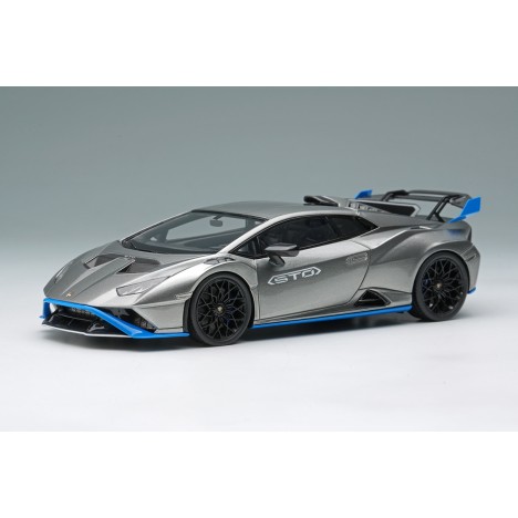 Lamborghini Huracan STO 2021 (Grigio Nimbus / Blue) 1/43 Make Up Eidolon Make Up - 1