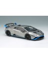 Lamborghini Huracan STO 2021 (Grigio Nimbus / Blue) 1/43 Make Up Eidolon Make Up - 4