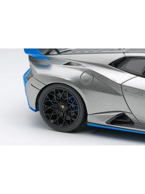 Lamborghini Huracan STO 2021 (Grigio Nimbus / Blue) 1/43 Make Up Eidolon Make Up - 8