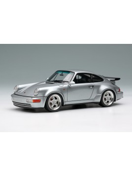 Porsche 911 (964) Turbo 3.6 1993 (Silver) 1/43 Make Up Vision Make Up - 1