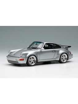 Porsche 911 (964) Turbo 3.6 1993 (Silver) 1/43 Make Up Vision Make Up - 1