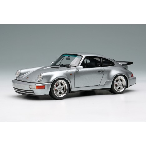 Porsche 911 (964) Turbo 3.6 1993 (Silver) 1/43 Make Up Vision Make Up - 1