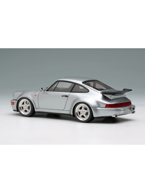 Porsche 911 (964) Turbo 3.6 1993 (Silver) 1/43 Make Up Vision Make Up - 2
