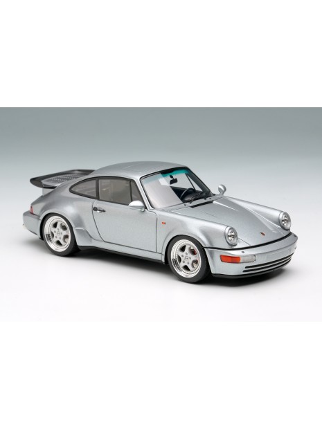 Porsche 911 (964) Turbo 3.6 1993 (Silver) 1/43 Make Up Vision Make Up - 4