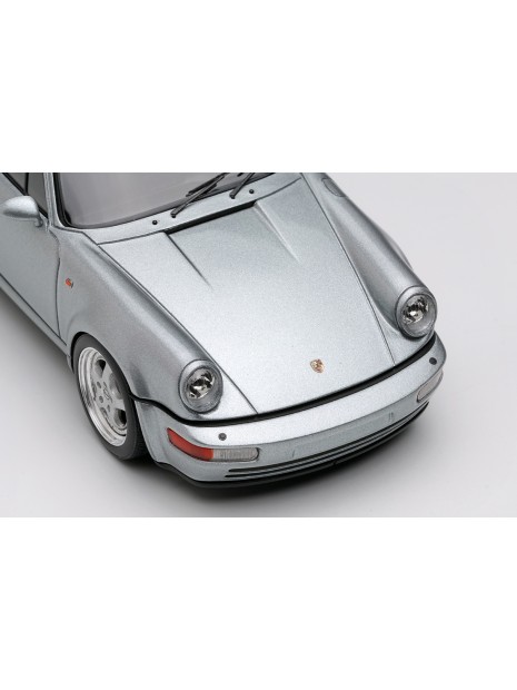 Porsche 911 (964) Turbo 3.6 1993 (Silver) 1/43 Make Up Vision Make Up - 5