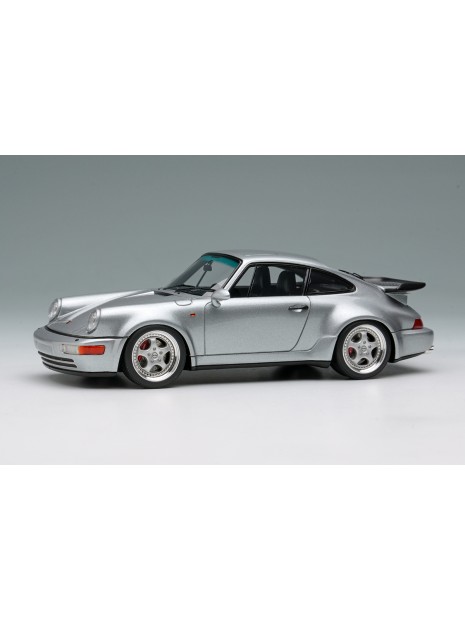 Porsche 911 (964) Turbo 3.6 1993 (Silver) 1/43 Make Up Vision Make Up - 6