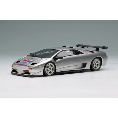 Lamborghini Diablo SVR Racing 1996 (Silver / Martini Stripe) 1/43 Make Up Eidolon Make Up - 1