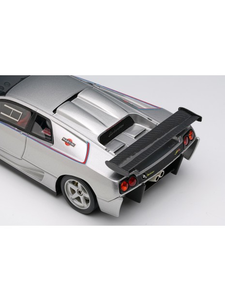 Lamborghini Diablo SVR Racing 1996 (Silver / Martini Stripe) 1/43 Make Up Eidolon Make Up - 6
