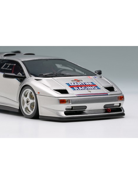 Lamborghini Diablo SVR Racing 1996 (Silver / Martini Stripe) 1/43 Make Up Eidolon Make Up - 9