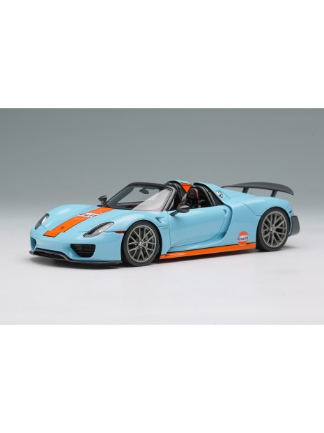 Porsche 918 Spyder Weissach Package 2011 (Gulf Blue) 1/43 Make Up Eidolon Make Up - 1