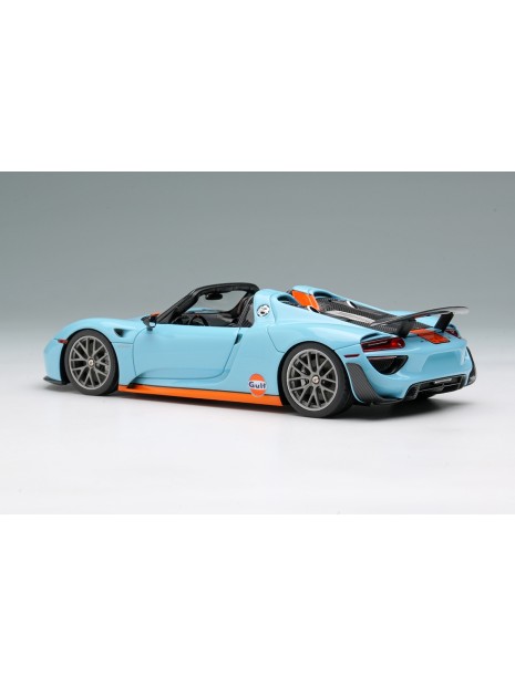 Porsche 918 Spyder Weissach Package 2011 (Gulf Blue) 1/43 Make Up Eidolon Make Up - 2