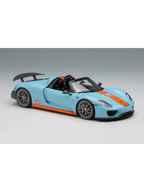 Porsche 918 Spyder Weissach Package 2011 (Gulf Blue) 1/43 Make Up Eidolon Make Up - 4