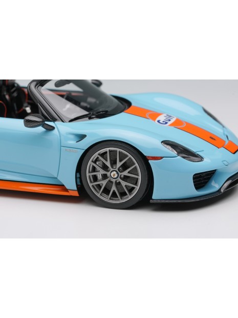 Porsche 918 Spyder Weissach Package 2011 (Gulf Blue) 1/43 Make Up Eidolon Make Up - 5