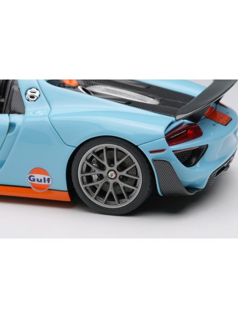 Porsche 918 Spyder Weissach Package 2011 (Gulf Blue) 1/43 Make Up Eidolon Make Up - 6