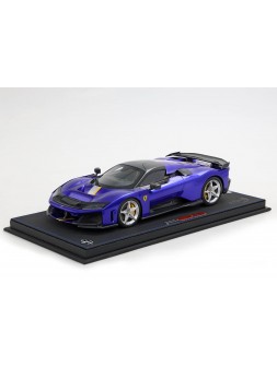 Ferrari F80 Option Carbon (Blu Elettrico) 1/18 BBR P18253D