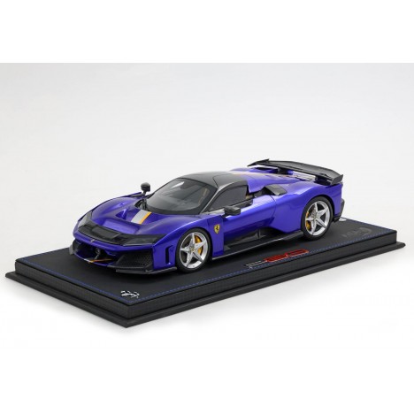 Ferrari F80 Option Carbon (Blu Elettrico) 1/18 BBR P18253D
