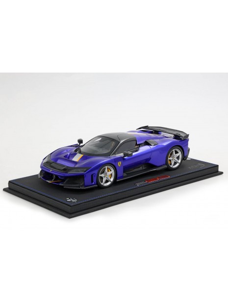 Ferrari F80 Option Carbon (Blu Elettrico) 1/18 BBR P18253D
