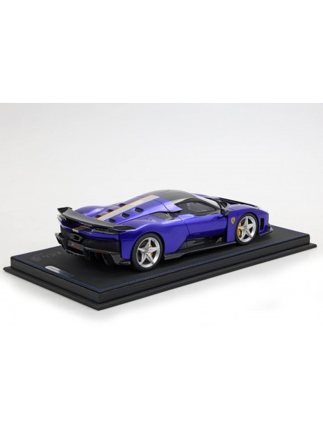 Ferrari F80 Option Carbon (Blu Elettrico) 1/18 BBR P18253D