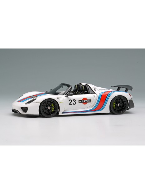 Porsche 918 Spyder Weissach Package 2011 (White / Martini Stripe) 1/43 Make Up Eidolon Make Up - 8