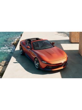 Ferrari Amalfi Spider (Rosso Tramonto) 1/43 Looksmart LS573A